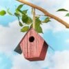 The Lakeside Collection Lakeside Rustic Wood Birdhouse - Farmhouse Outdoor Hanging Decoration for Spring -Cheap Garden Decor Store unnamed file 2629