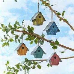 The Lakeside Collection Lakeside Rustic Wood Birdhouse - Farmhouse Outdoor Hanging Decoration for Spring -Cheap Garden Decor Store unnamed file 2632