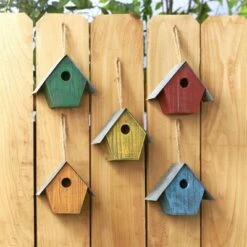 The Lakeside Collection Lakeside Rustic Wood Birdhouse - Farmhouse Outdoor Hanging Decoration for Spring -Cheap Garden Decor Store unnamed file 2633