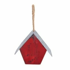 The Lakeside Collection Lakeside Rustic Wood Birdhouse - Farmhouse Outdoor Hanging Decoration for Spring -Cheap Garden Decor Store unnamed file 2635