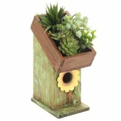 The Lakeside Collection Lakeside Wood Combination Bird House and Planter with Distressed Finish -Cheap Garden Decor Store unnamed file 2646