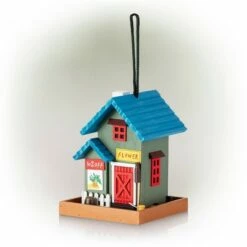 Alpine Corporation 9" Wood Flower Store Bird Feeder -Cheap Garden Decor Store unnamed file 2650