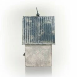 Alpine Corporation Alpine 10" Vintage Patriotic Iron Birdhouse -Cheap Garden Decor Store unnamed file 2670