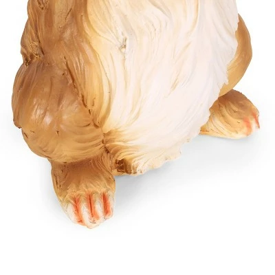 24" Concrete Hogeland Outdoor Rabbit Garden Statue - White and Brown - Christopher Knight Home 11 24" Concrete Hogeland Outdoor Rabbit Garden Statue - White and Brown - Christopher Knight Home - Image 9