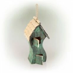 Alpine Corporation 17" Swirly Wood Birdhouse Red -Cheap Garden Decor Store unnamed file 2711
