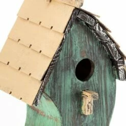 Alpine Corporation 17" Swirly Wood Birdhouse Red -Cheap Garden Decor Store unnamed file 2712