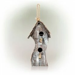 Alpine Corporation 17" Swirly Wood Birdhouse Red -Cheap Garden Decor Store unnamed file 2716