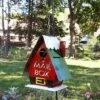Sunnydaze Decor Sunnydaze Indoor/Outdoor Metal Santa Belt Birdhouse - 12.5" H
