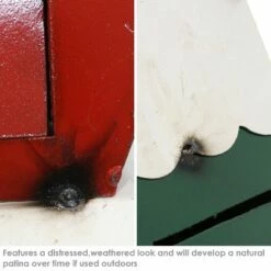 Sunnydaze Decor Sunnydaze Indoor/Outdoor Metal Santa Belt Birdhouse - 12.5" H -Cheap Garden Decor Store unnamed file 2744