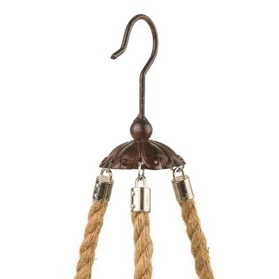 Alpine Corporation 4" Metal Tray Bird Feeder Gray/Brown 6 Alpine Corporation 4" Metal Tray Bird Feeder Gray/Brown - Image 5