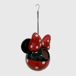Disney 7" Minnie Mouse Hanging Resin Birdhouse