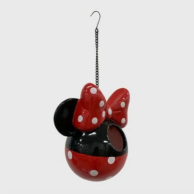 Disney 7" Minnie Mouse Hanging Resin Birdhouse 3 Disney 7" Minnie Mouse Hanging Resin Birdhouse