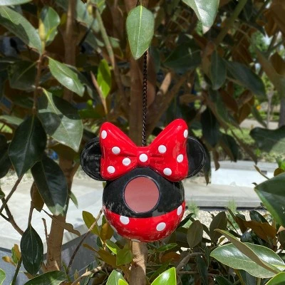 Disney 7" Minnie Mouse Hanging Resin Birdhouse 5 Disney 7" Minnie Mouse Hanging Resin Birdhouse - Image 3