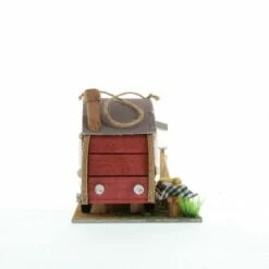Zingz & Thingz Zingz & Thingz 7.95" Trailer Wood Birdhouse Red -Cheap Garden Decor Store unnamed file 2823