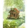 Zingz & Thingz Zingz & Thingz 8.875" Woodland Cabin Wood Birdhouse -Cheap Garden Decor Store unnamed file 2836