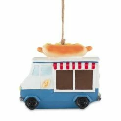 Zingz & Thingz Zingz & Thingz 7" Hot Dog Food Truck Polyresin Birdhouse