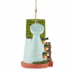 Zingz & Thingz Zingz & Thingz 7.75" Watering Can Polyresin Birdhouse