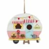 Zingz & Thingz Zingz & Thingz 7.5" Camper Polyresin Birdhouse Pink/White -Cheap Garden Decor Store unnamed file 2886