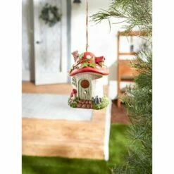 Zingz & Thingz Zingz & Thingz 5" Mushroom Cottage Polyresin Birdhouse -Cheap Garden Decor Store unnamed file 2905