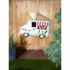 Zingz & Thingz Zingz & Thingz 8.75" Ice Cream Food Truck Polyresin Birdhouse -Cheap Garden Decor Store unnamed file 2916