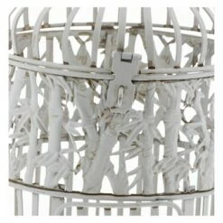 15"H Iron Bird House - White - Olivia & May
