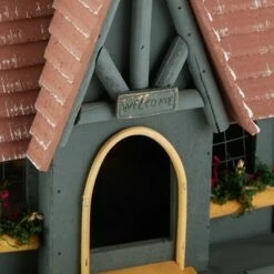 Zingz & Thingz Zingz & Thingz 12.5" Storybook Cottage Wood Birdhouse Green -Cheap Garden Decor Store unnamed file 2952