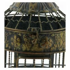 24"H Iron Bird House - Bronze - Olivia & May