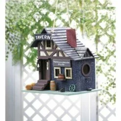Zingz & Thingz Zingz & Thingz 9" Tavern Wood Birdhouse