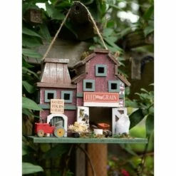 Zingz & Thingz Zingz & Thingz 8.5" Farmstead Wood Birdhouse -Cheap Garden Decor Store unnamed file 2973