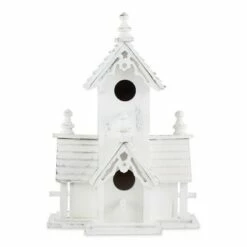 Zingz & Thingz Zingz & Thingz 12.5" Victorian Wood Birdhouse White -Cheap Garden Decor Store unnamed file 2976