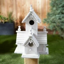 Zingz & Thingz Zingz & Thingz 12.5" Victorian Wood Birdhouse White -Cheap Garden Decor Store unnamed file 2982