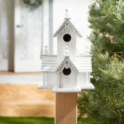 Zingz & Thingz Zingz & Thingz 12.5" Victorian Wood Birdhouse White -Cheap Garden Decor Store unnamed file 2985