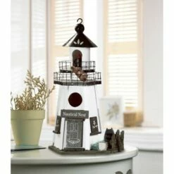 Zingz & Thingz Zingz & Thingz 12.25" Nautical Nest Wood Birdhouse -Cheap Garden Decor Store unnamed file 2993