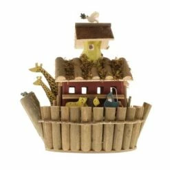 Zingz & Thingz Zingz & Thingz 12.5" Noah's Ark Plywood Birdhouse -Cheap Garden Decor Store unnamed file 3021