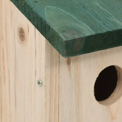 vidaXL Bird Houses 4 pcs Wood 4.7'x4.7"x8.7" 2 vidaXL Bird Houses 4 pcs Wood 4.7'x4.7"x8.7"
