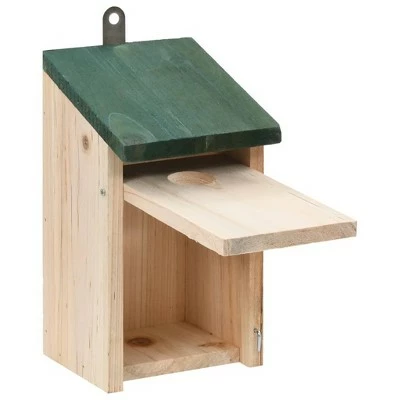 vidaXL Bird Houses 4 pcs Wood 4.7'x4.7"x8.7" 5 vidaXL Bird Houses 4 pcs Wood 4.7'x4.7"x8.7" - Image 4