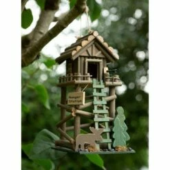 Zingz & Thingz Zingz & Thingz 13.5" Ranger Station Wood Birdhouse Brown 9 Zingz & Thingz Zingz & Thingz 13.5" Ranger Station Wood Birdhouse Brown -Cheap Garden Decor Store unnamed file 3044