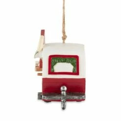 Zingz & Thingz Zingz & Thingz 7" Pizza Food Truck Polyresin Birdhouse