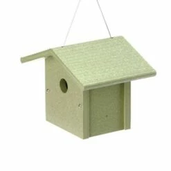 Birds Choice 7" Green Solutions Birdhouse for Wrens and Chicks Green
