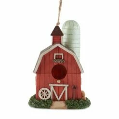 Zingz & Thingz Zingz & Thingz 8.75" Barn Polyresin Birdhouse -Cheap Garden Decor Store unnamed file 3096
