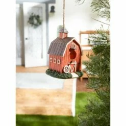 Zingz & Thingz Zingz & Thingz 8.75" Barn Polyresin Birdhouse -Cheap Garden Decor Store unnamed file 3100