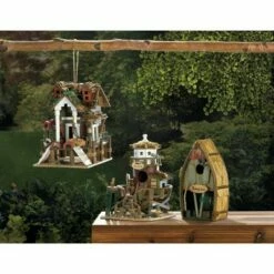 Zingz & Thingz Zingz & Thingz 11.25" Island Paradise Wood Birdhouse
