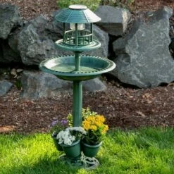 Zingz & Thingz Zingz & Thingz 17" Verdigris Garden Centerpiece Bird Feeder Green -Cheap Garden Decor Store unnamed file 3118