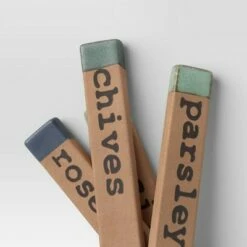 Smith & Hawken 4pk Stoneware Herb Marker - Smith & Hawken™ -Cheap Garden Decor Store unnamed file 3126