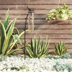 Smith & Hawken Metal Decorative Bird Rain Gauge Copper - Smith & Hawken™