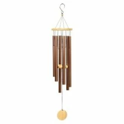 Large Metal and Wood Wind Chime Bronze - Exhart -Cheap Garden Decor Store unnamed file 3142