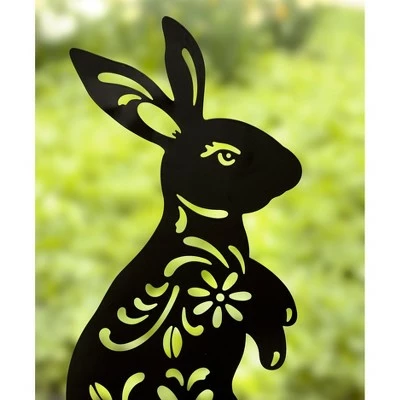 The Lakeside Collection Lakeside Bunny Silhouette Stake for Yards, Gardens - Outdoor Shadow Decoration 3 The Lakeside Collection Lakeside Bunny Silhouette Stake for Yards, Gardens - Outdoor Shadow Decoration