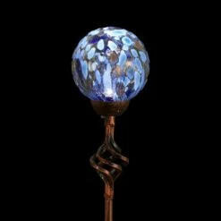 31" Solar Pearlized Glass Honeycomb Finial Resin Garden Stake Bronze - Exhart -Cheap Garden Decor Store unnamed file 3173