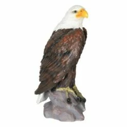 24.3" Resin Large Bald Eagle Statue Brown/White - Exhart -Cheap Garden Decor Store unnamed file 3197