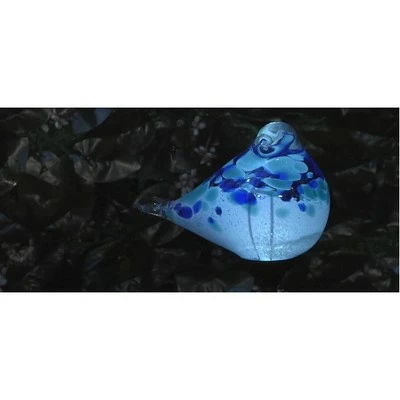 Ultimate Innovations Solar Glass Bird Garden Stake Green 5 Ultimate Innovations Solar Glass Bird Garden Stake Green - Image 3